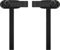 Weight Lifting Straps with Cuffed D Ring, Wrist Support for Men, Heavy Duty Thick Comfortable Lifting Straps, Secure Fit, Enhanced Grip, Straps for Weightlifting & Gym Training, Black