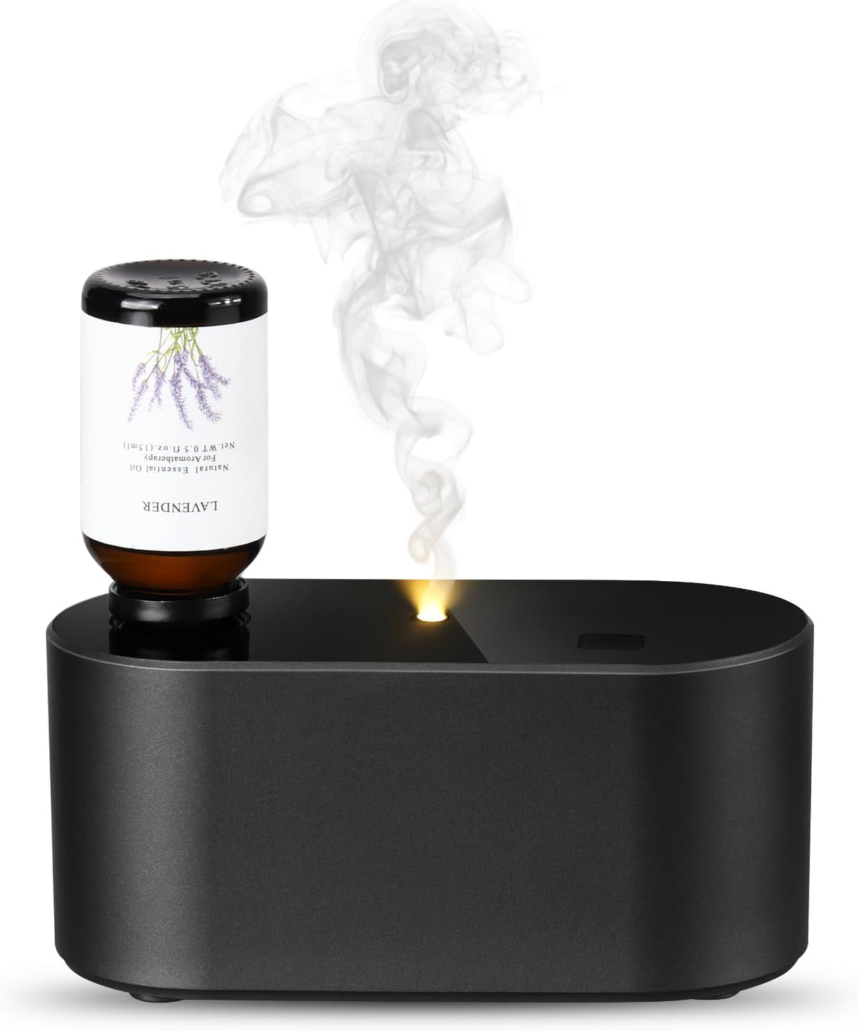 Waterless Diffuser for Home Essential Oil Diffuser, Aromatherapy Diffuser, Portable Scent Diffusers, 3 Mist Modes, Cycle Start for Bedroom, Office Studio 350-700 Sq. Ft Black
