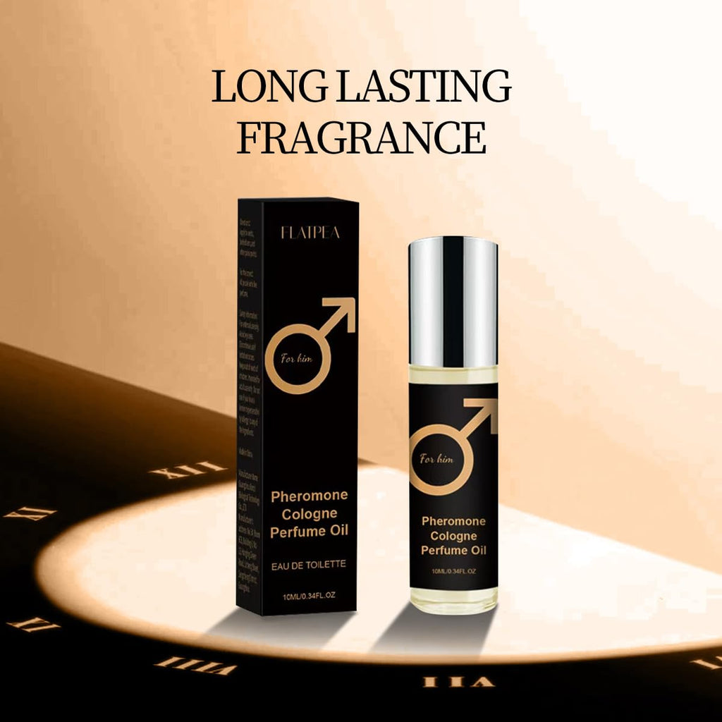 Pheromones Perfumes for Men - Long Lasting Attract - Enhance Charm Confidence - Personal Roll-On Perfume, Portable Perfume Male