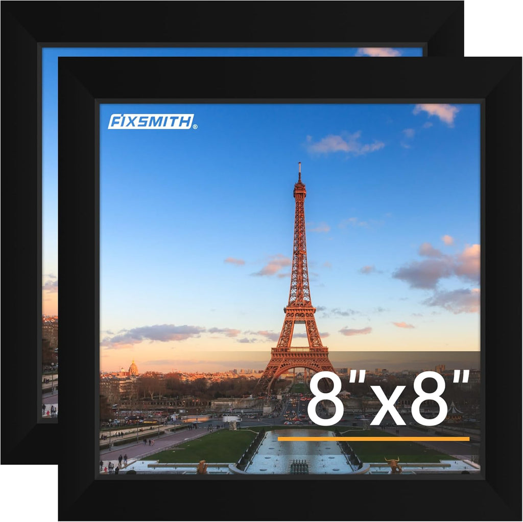 8x10 Picture Frames Set of 2 – Black Wall or Tabletop Display