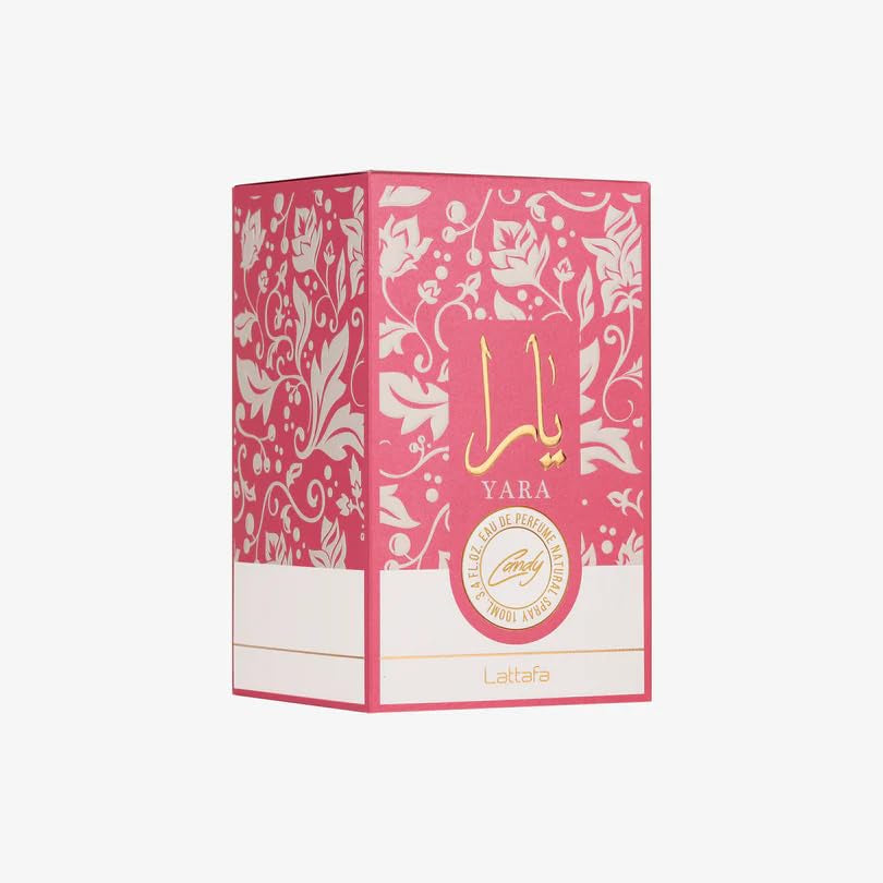 Yara Candy - Vanilla, Fruity, Citrus, Floral - Eau De Parfum Long-Lasting Fragrance for Women, 3.40 Ounce / 100 Ml