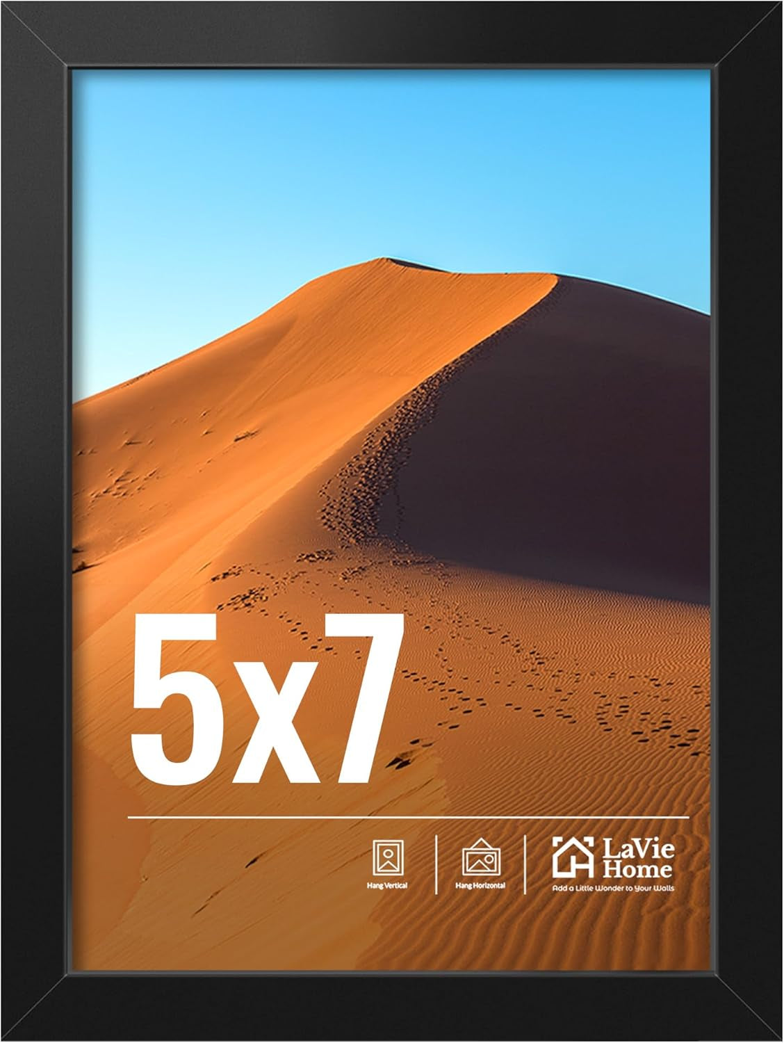 11x14 Black Picture Frame – Wall Display Classic Collection