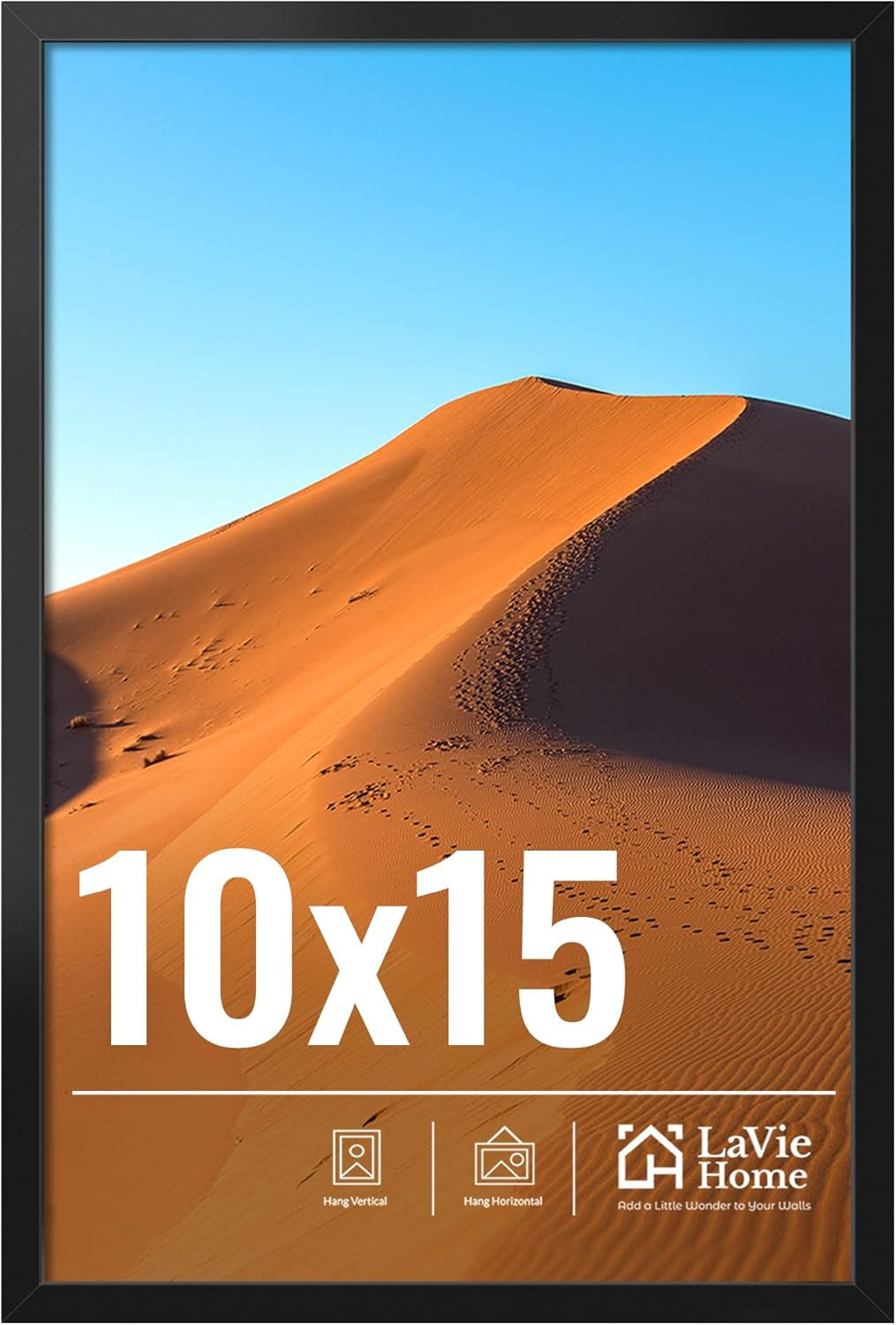 11x14 Black Picture Frame – Wall Display Classic Collection