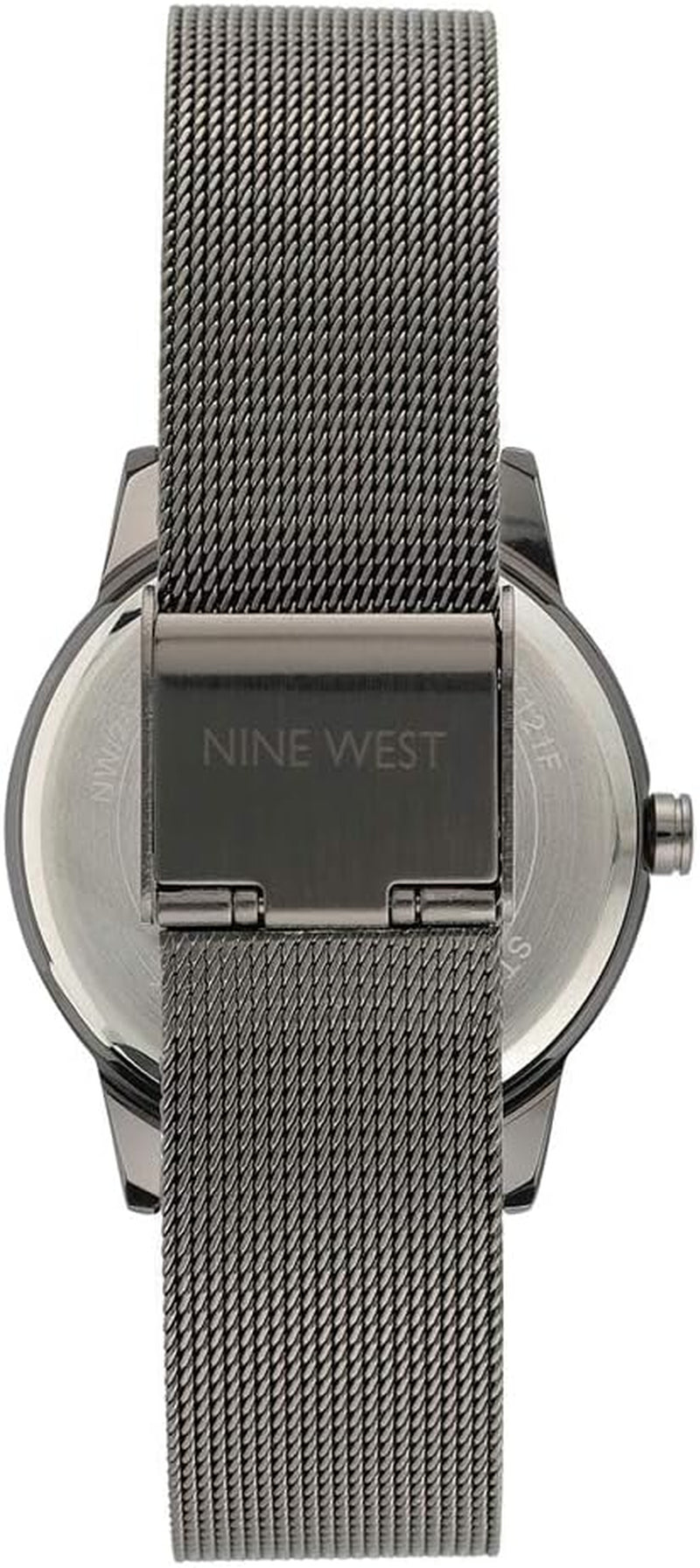 Nine West Women'S Floral Dial Mesh Bracelet Watch