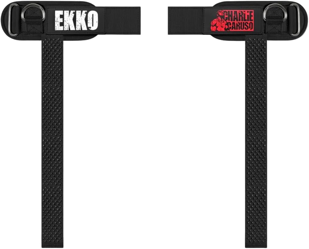 Weight Lifting Straps with Cuffed D Ring, Wrist Support for Men, Heavy Duty Thick Comfortable Lifting Straps, Secure Fit, Enhanced Grip, Straps for Weightlifting & Gym Training, Black
