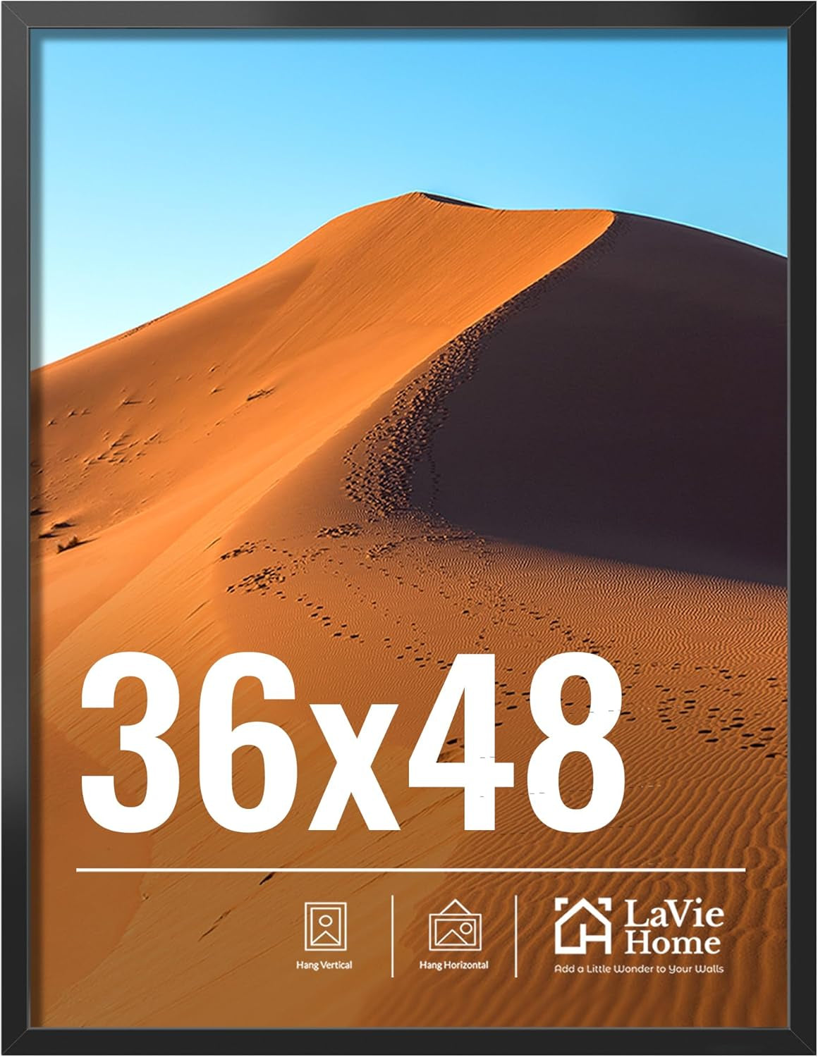 11x14 Black Picture Frame – Wall Display Classic Collection