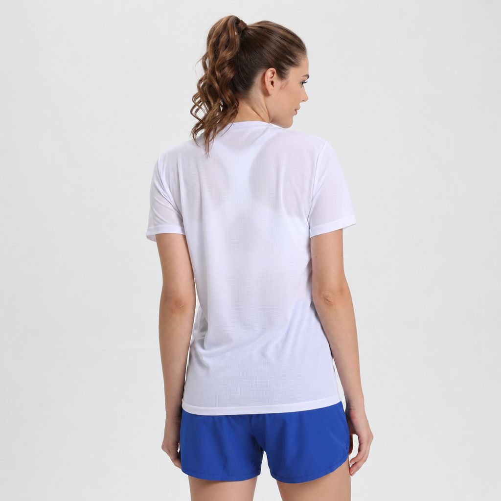 Women'S Solid Color Ultralight Quick Dry Sport T-Shirt,Breathable Lightweight ,Running Gym Compression Shirt