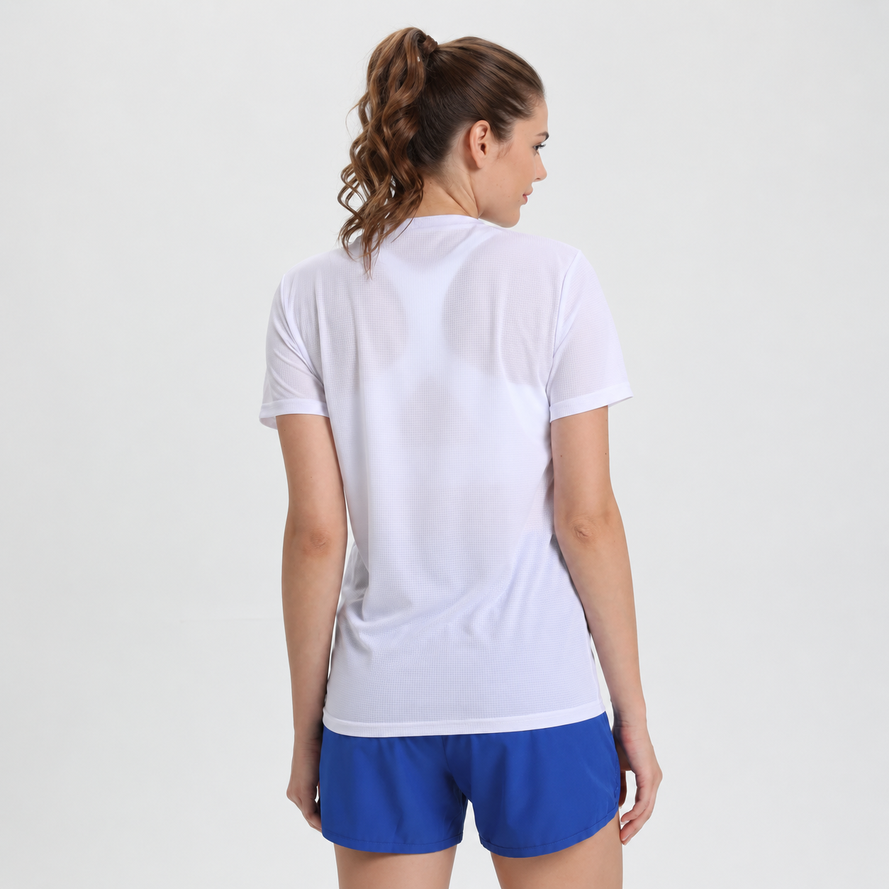 Women'S Solid Color Ultralight Quick Dry Sport T-Shirt,Breathable Lightweight ,Running Gym Compression Shirt