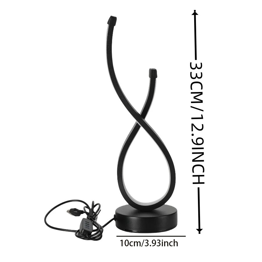 Led Table Lamp Bedroom Bedside Nightlight Creative Ktv Restaurant Coffee Shop Luminous Decorative Table Light