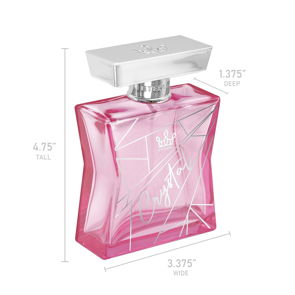 Eternal Crystal - Inspired by Bright Crystal - 3.4 Oz (100Ml) - Eau De Parfum - Long-Lasting - Vegan - Clean Ingredients - Perfume Spray for Women - 2000 Sprays per Bottle