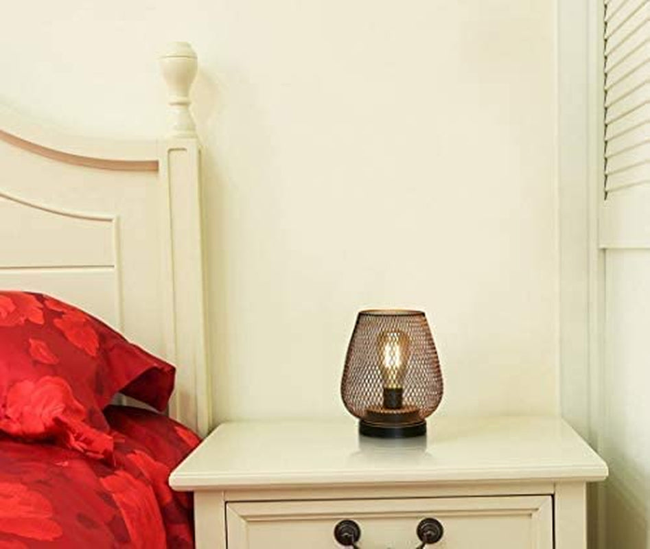 Set of 2 Metal Cage LED Lantern Battery Powered Cordless Accent Light with LED Great for Weddings Parties Patio Events for Indoors Outdoors