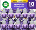 Plug in Scented Oil Refill, 10Ct, Lavender & Chamomile, Air Freshener, Essential Oils, Eco Friendly