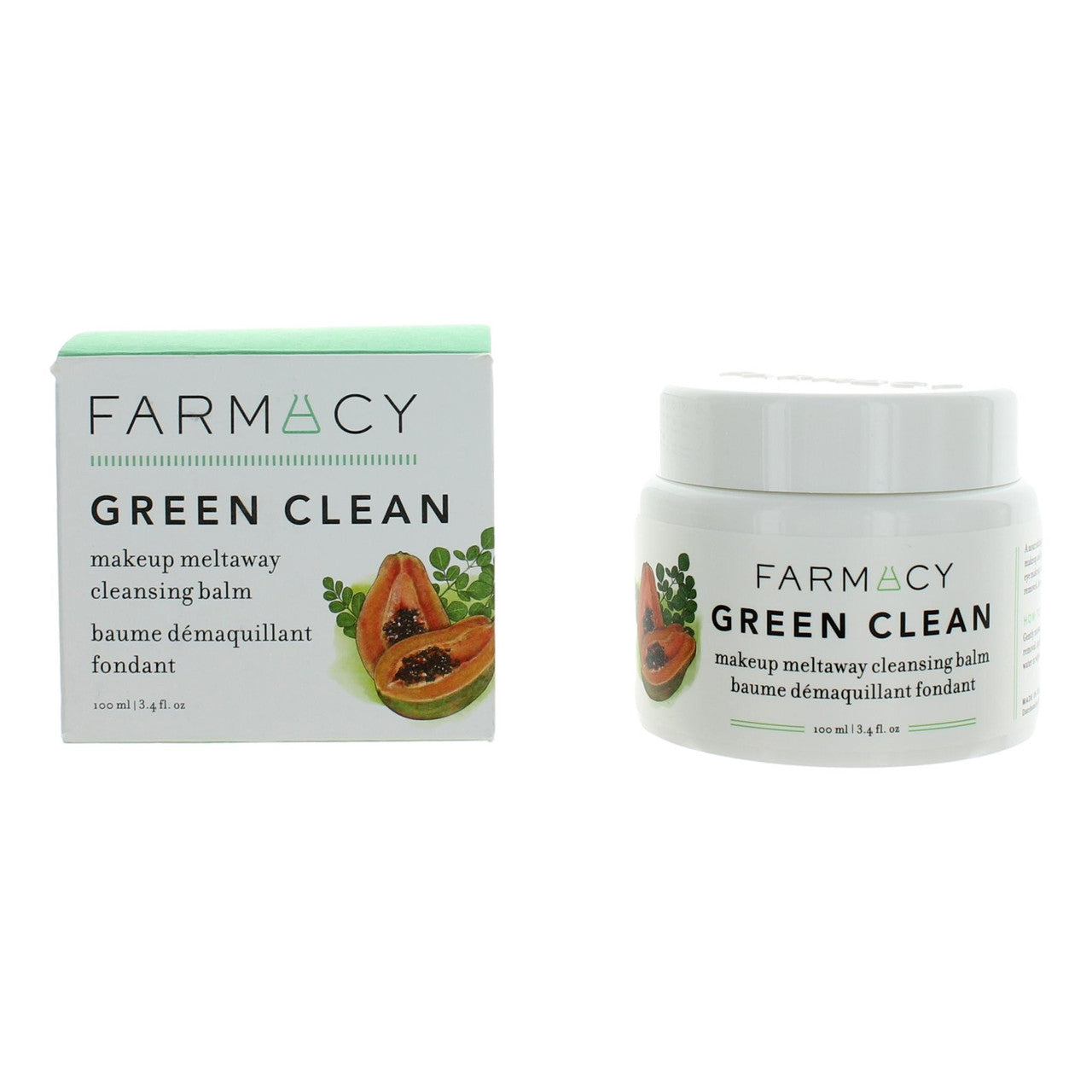 Farmacy Green Clean by Farmacy, 3.4oz Makeup Meltaway Cleansing Balm