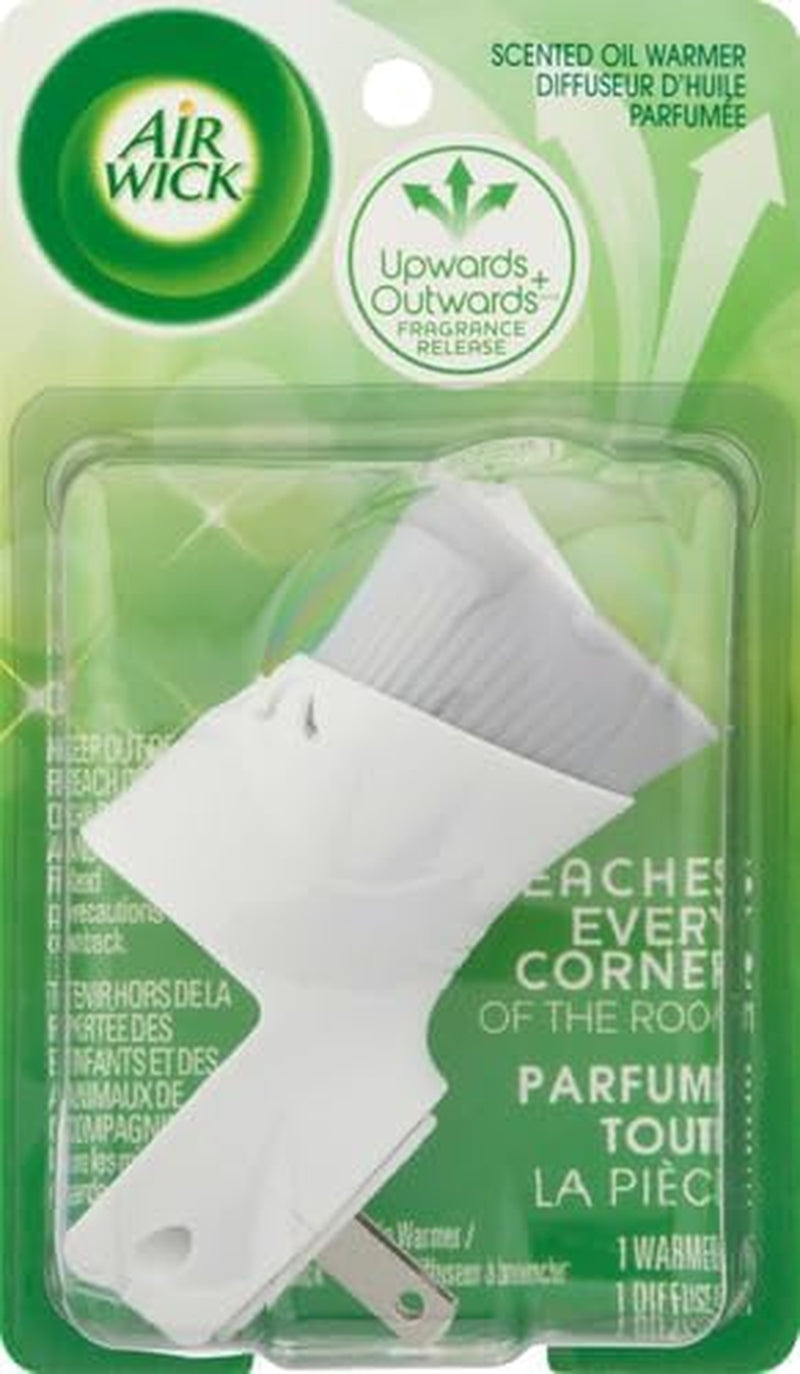 Plug in Scented Oil Warmer, White, 1 Count, Essential Oils, Air Freshener