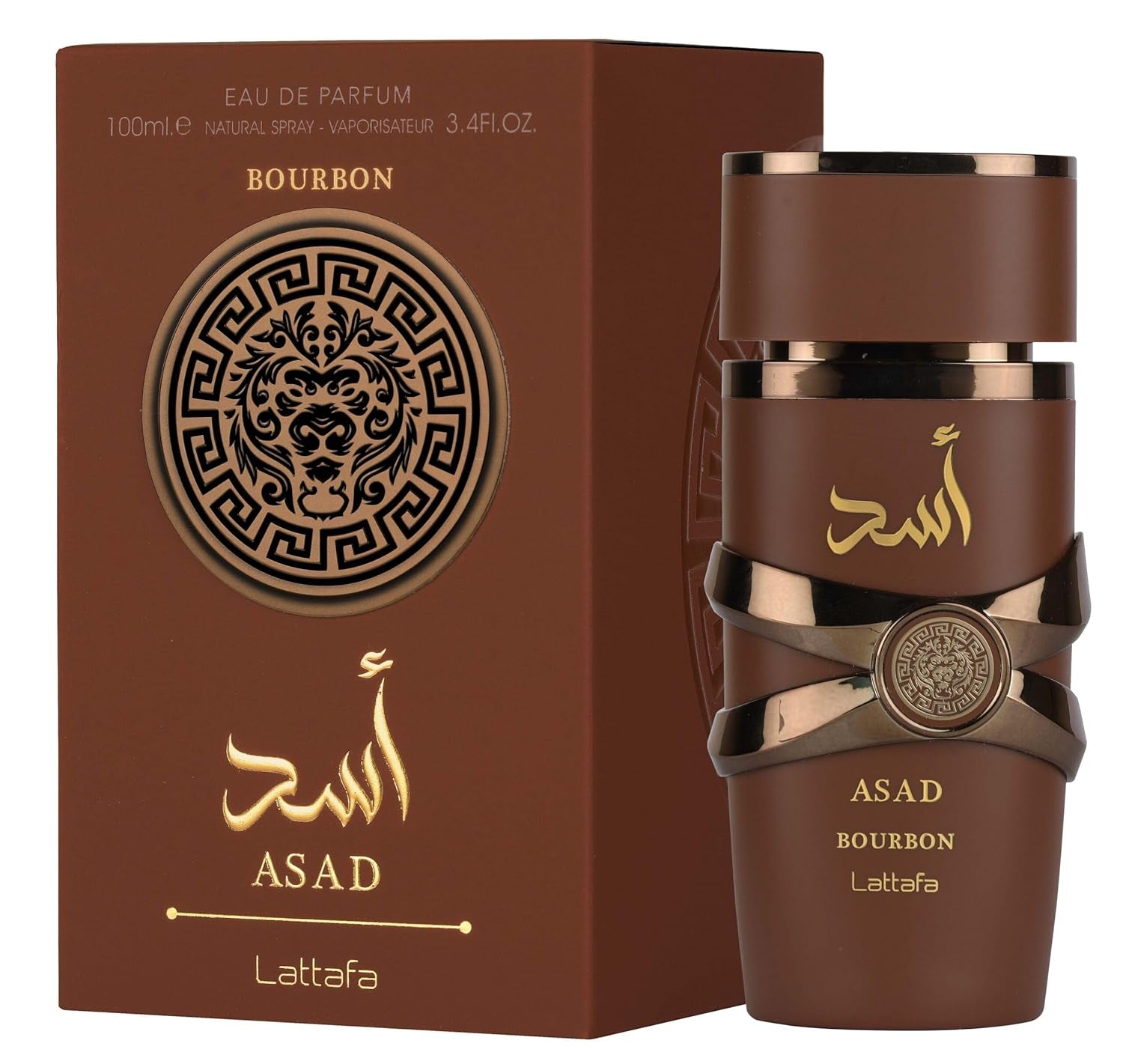 Asad Bourbon for Unisex Eau De Parfum Spray, 3.4 Ounce / 100 Ml | for Unisex