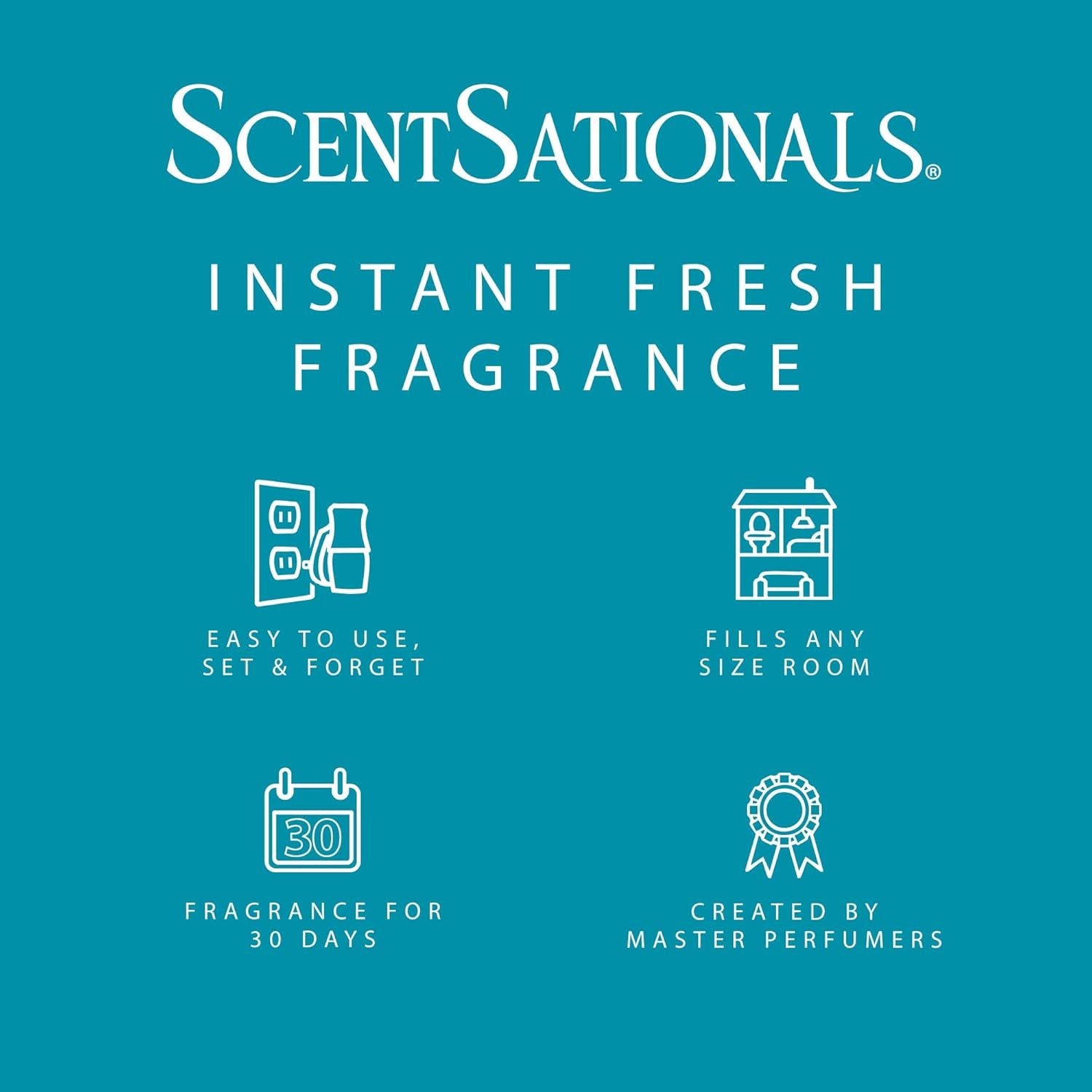 Midnight Rain Fragrance Oil Plug in Air Freshener Refills 3-Pack - Works with  Wall Plugs, Long-Lasting Home Fragrance, 0.8 Fl Oz Each, Packaging May Vary