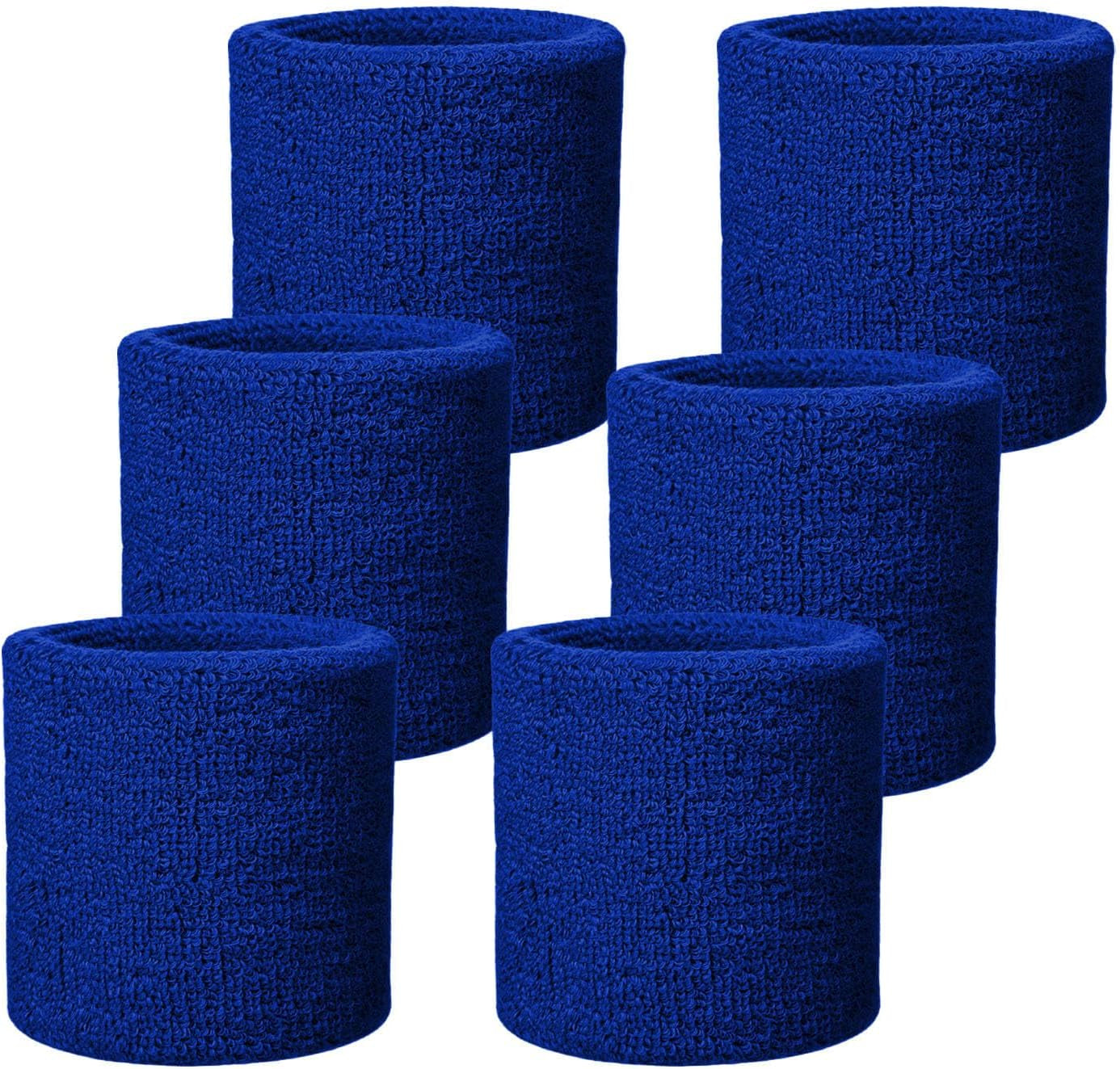Wristbands Sweatbands for Men & Women, Breathable Tennis Wrist Bands Absorbent Sweat Band Multiuse Wristband for Basketball, Running, Gym, Working Out