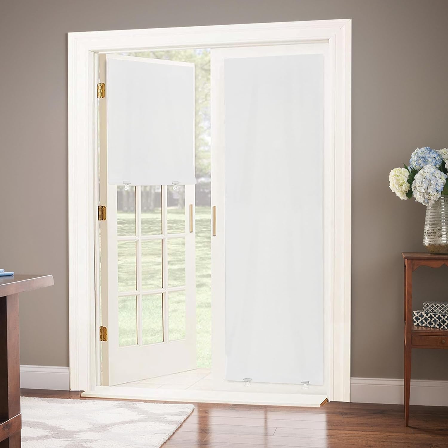 100% Blackout Roller Shades, No Tools No Drill Cordless Blinds for Windows, Thermal Insulated UV Protection Privacy Window Shades for Bedroom (36''W X 72''H, Black)