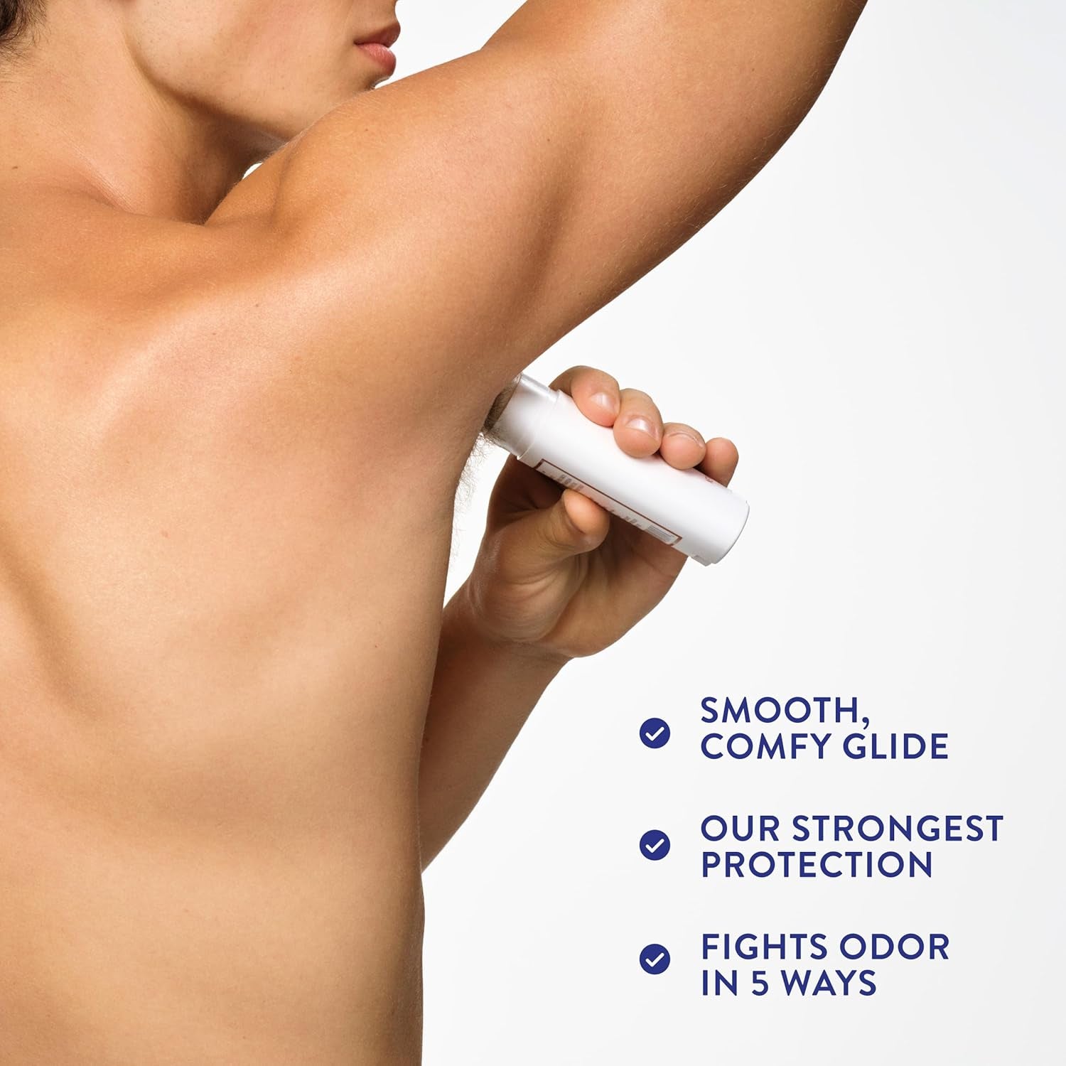 Deodorant Contains Naturally Derived Ingredients, 72 Hour Odor Control, Deodorant for Women and Men, Aluminum Free, Unscented 2.65Oz