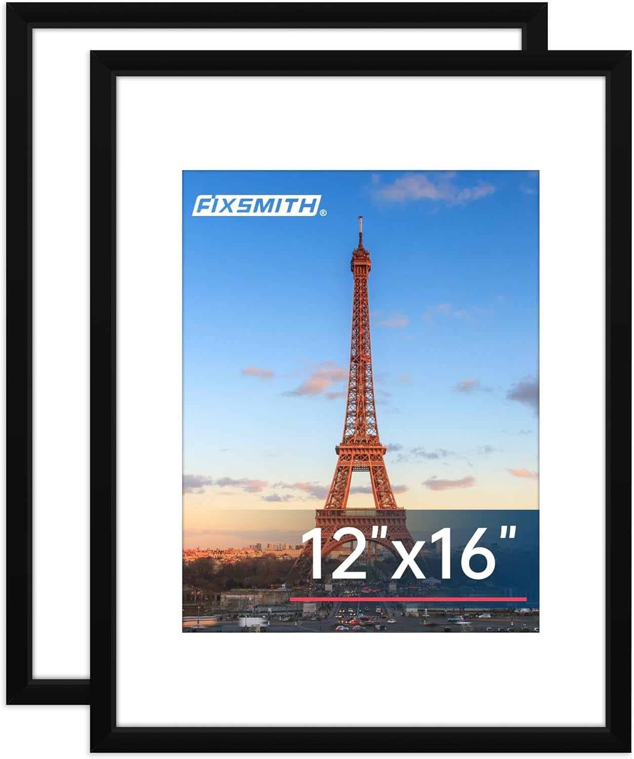 8x10 Picture Frames Set of 2 – Black Wall or Tabletop Display