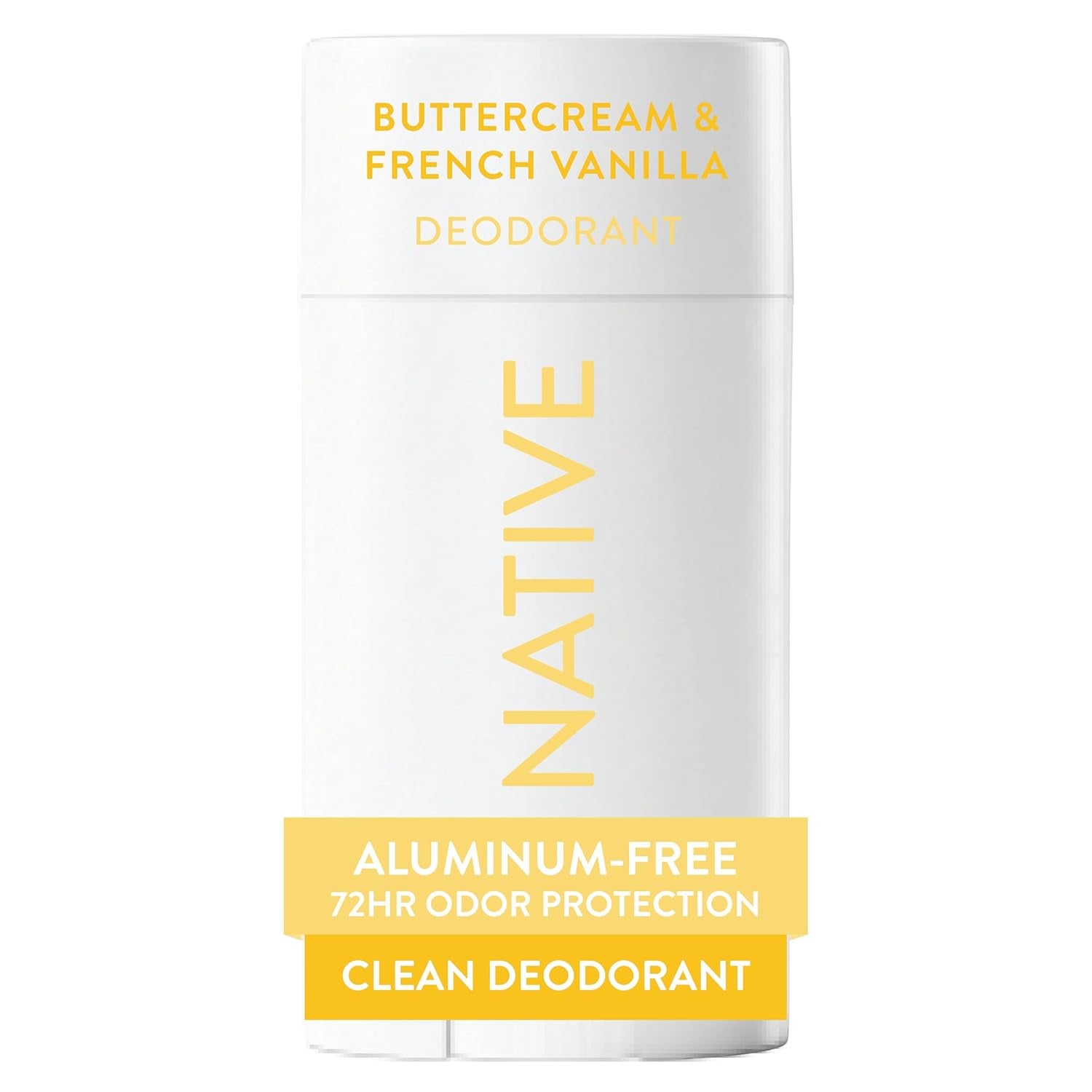Deodorant Contains Naturally Derived Ingredients, 72 Hour Odor Control, Deodorant for Women and Men, Aluminum Free, Unscented 2.65Oz