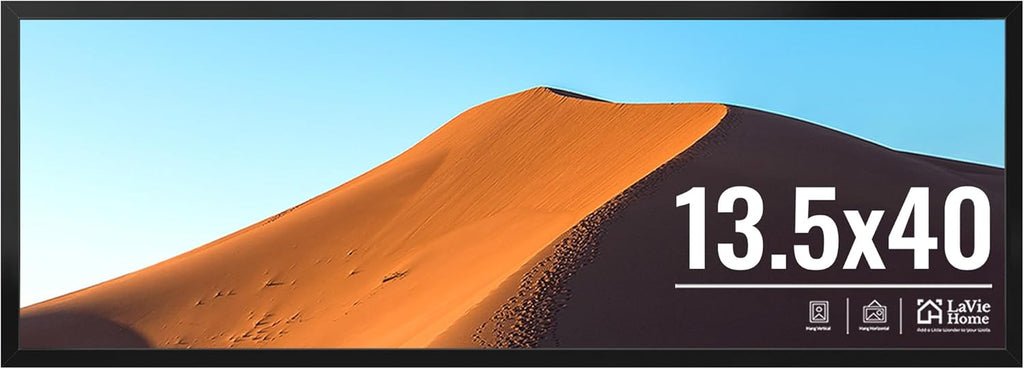 11x14 Black Picture Frame – Wall Display Classic Collection