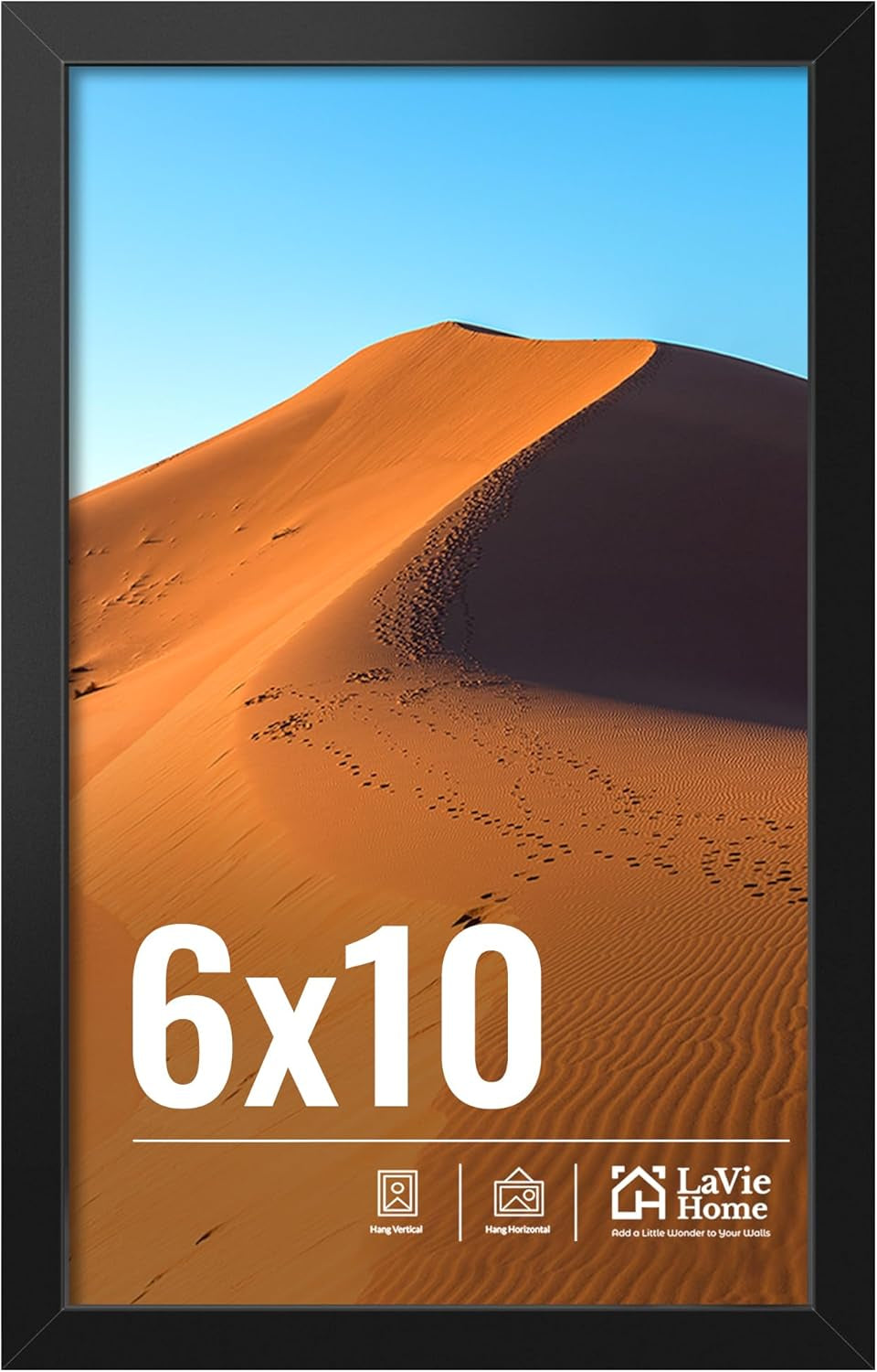 11x14 Black Picture Frame – Wall Display Classic Collection