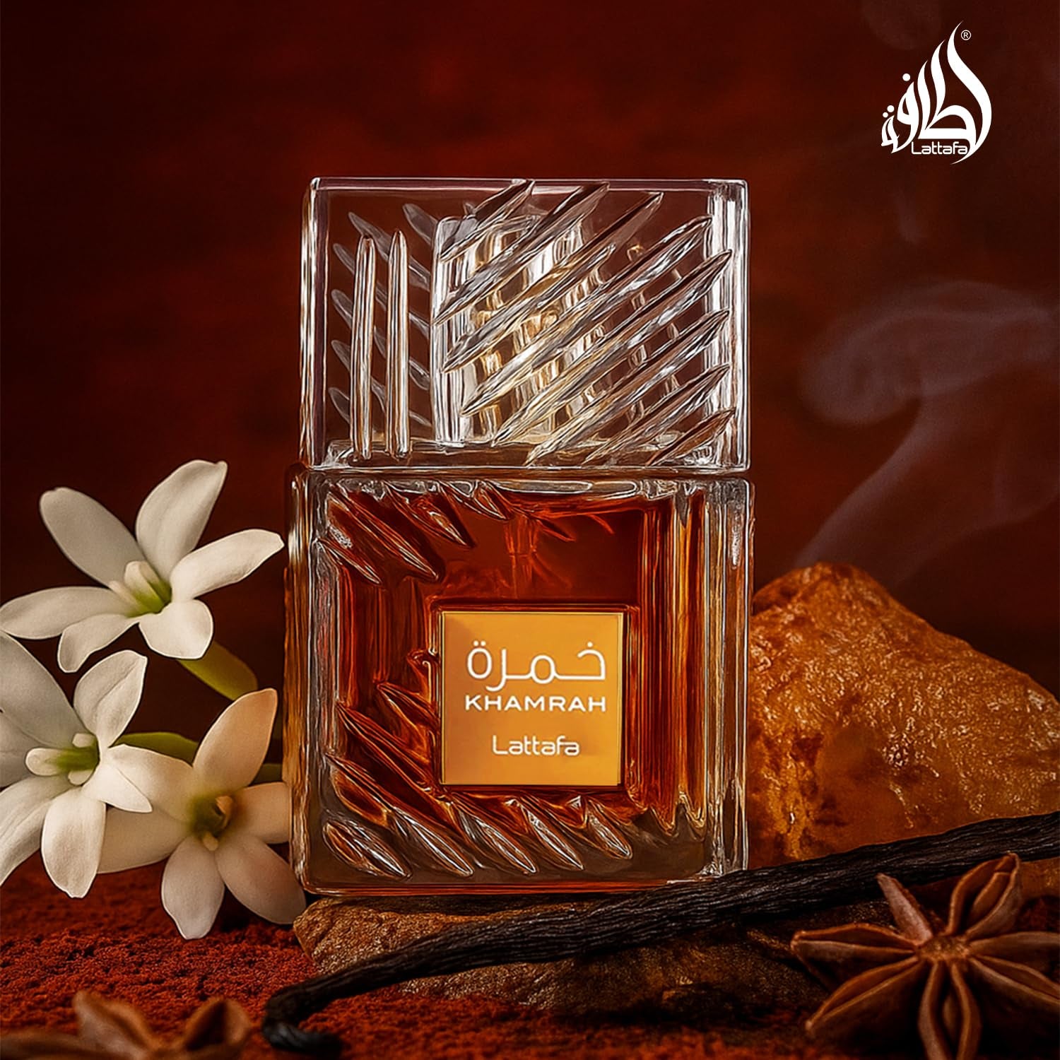 Khamrah - Vanilla, Warm Spicy, Amber, Cinnamon - Eau De Parfum Long-Lasting Fragrance for Unisex, 3.40 Ounce / 100 Ml