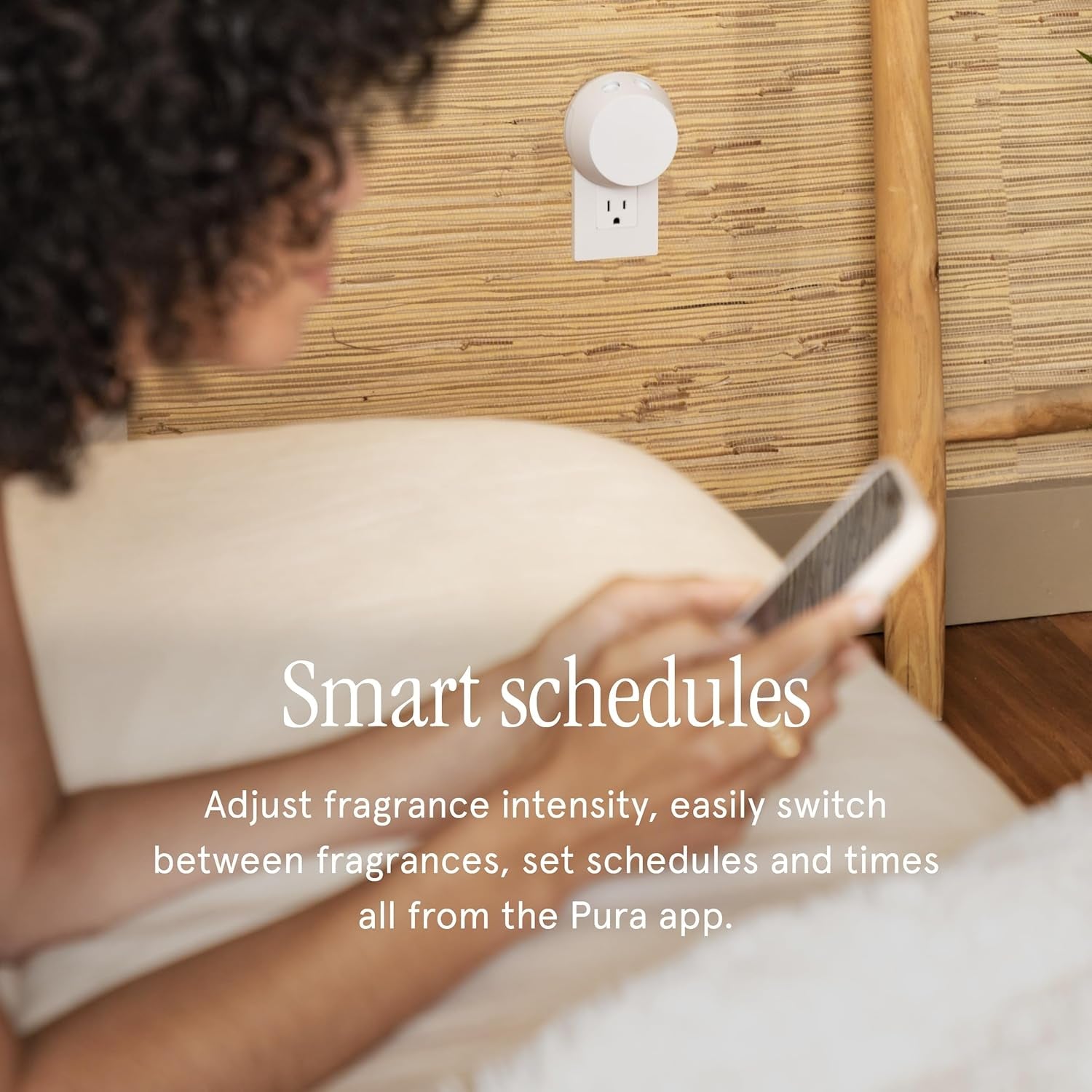 Smart Home Air Diffuser - Smart Air Diffuser - up to 120-Hours of Luxury Fragrance per Refill - Spring & Summer Fragrance - 2 Pack, Linens & Surf