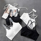 Breathable Sexy Seamless Top Women Sports Bra High Impact for Gym Fitness Yoga Sportswear Push up Female Pad Tank Sport Bralette