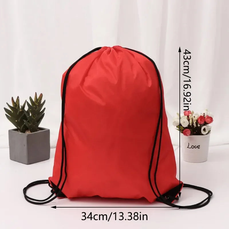 1PC Stylish and Durable Gym Storage Backpack with Nylon Oxford Pocket Bag and Tote Double Shoulder Organizer Bag