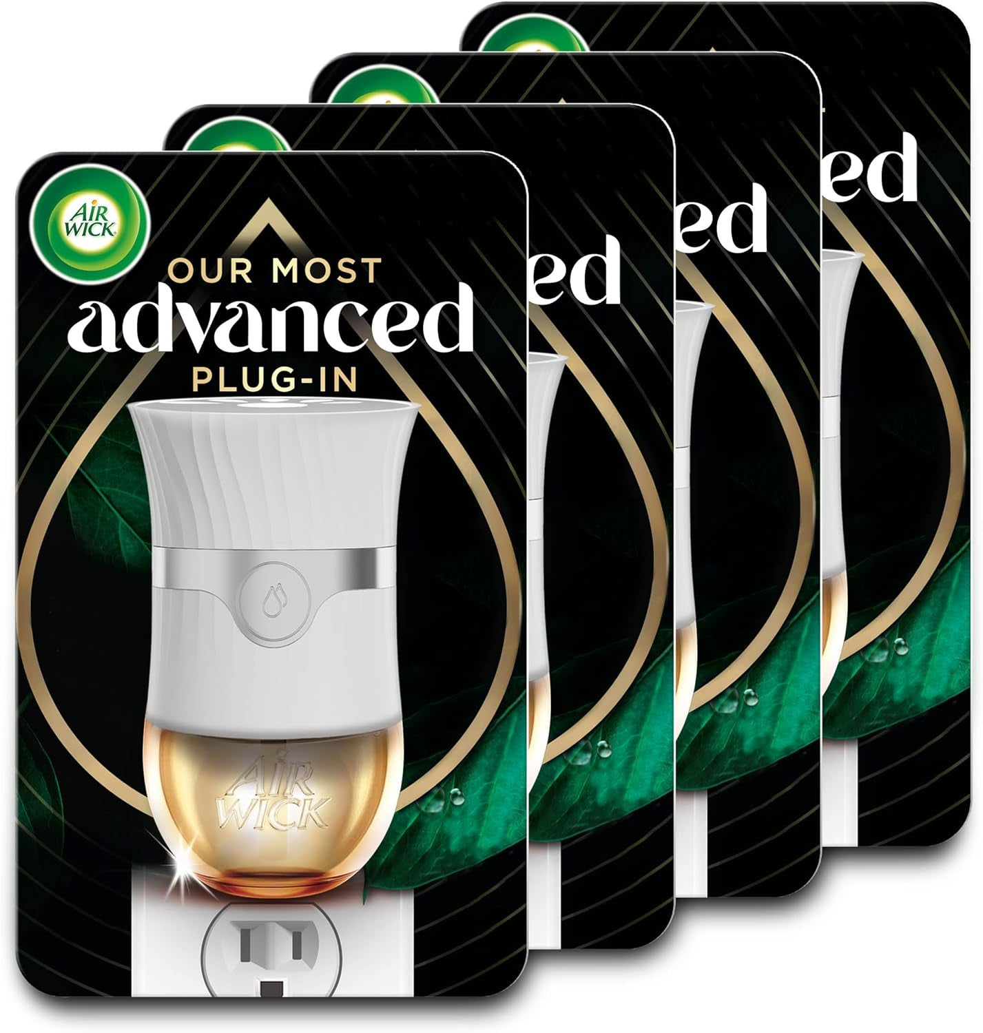 Scented Oils Advanced Gadget, Essential Oils, Room Freshener, Air Freshener, 4 Ct