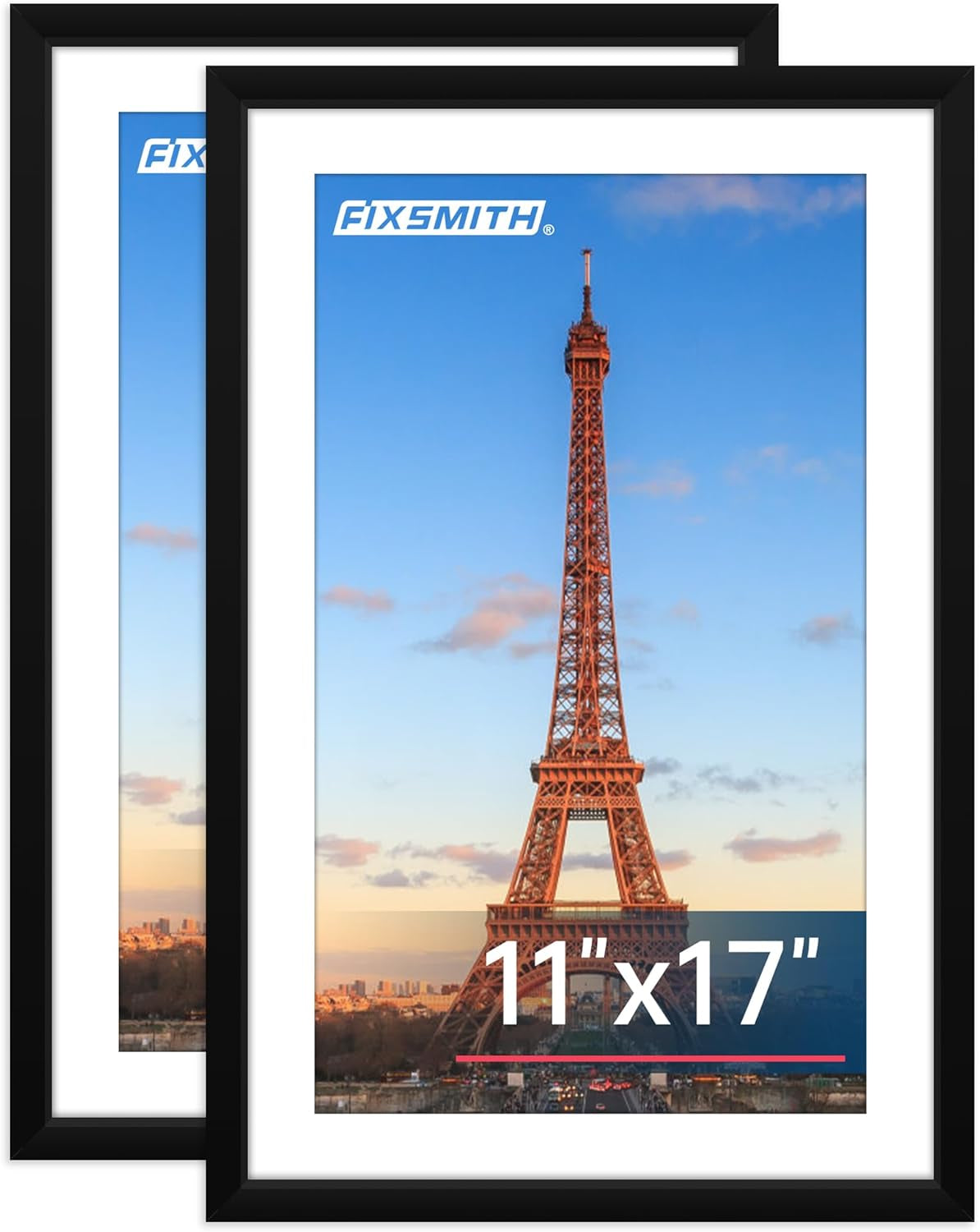 8x10 Picture Frames Set of 2 – Black Wall or Tabletop Display