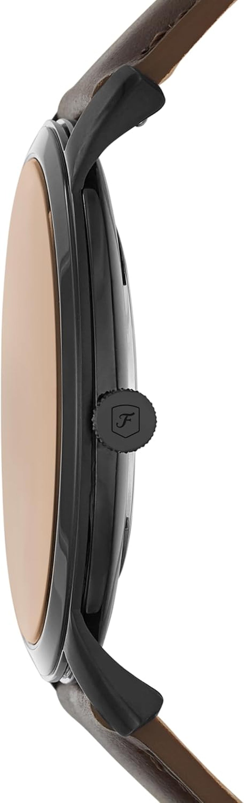 Minimalist Men'S Watch with Leather or Stainless Steel Band, Chronograph or Analog Watch Display with Slim Case Design