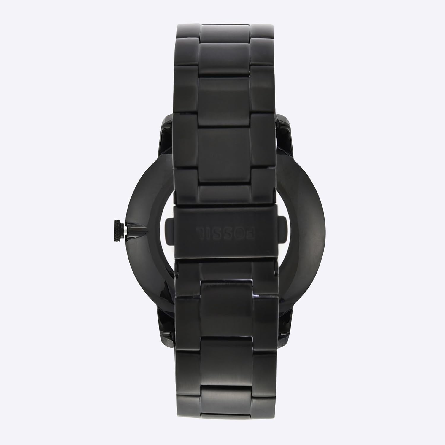 Men'S Minimalist Quartz Watch, Stainless Steel Black Three-Hand Watch for Men, Color: Black