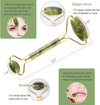 Jade Roller & Gua Sha Set 5 in 1 Facial Massager Tools - Jade Gua Sha Facial Massager Set with Roller for Face Sculpting & Skin Care | Jade Gua Sha Facial Massager Set with Roller for Face Sculpting & Skin Care