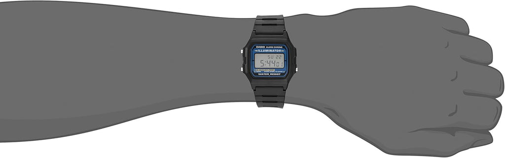 Men'S Vintage F105W-1A Illuminator Water Resistant Sport Watch