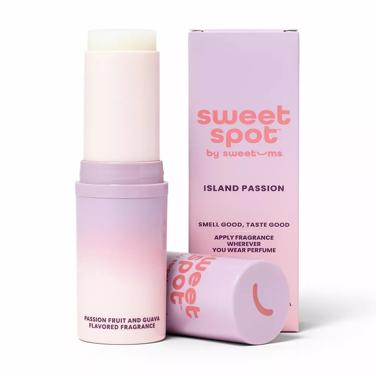 Sweetspot Flavored Solid Perfume Stick, Portable Travel Perfumes for Women, Long Lasting Fragrances, Non Sticky Formula, Natural Ingredients, Fragrance Stick (Strawberries & Cream)