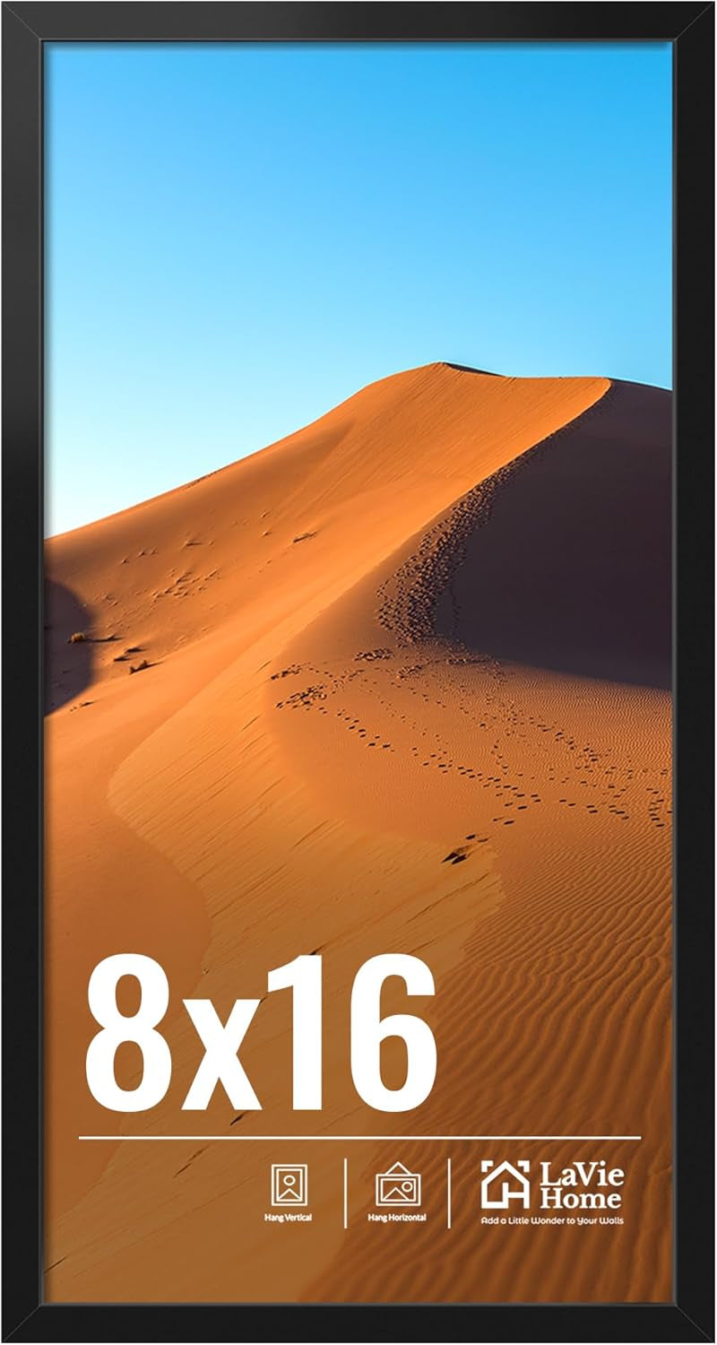 11x14 Black Picture Frame – Wall Display Classic Collection