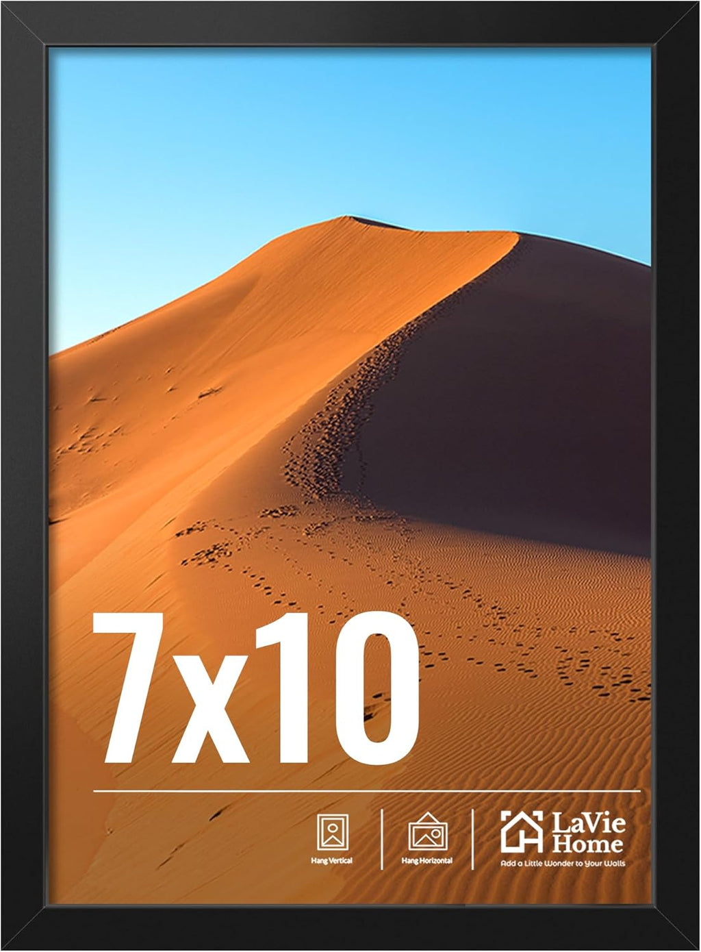 11x14 Black Picture Frame – Wall Display Classic Collection