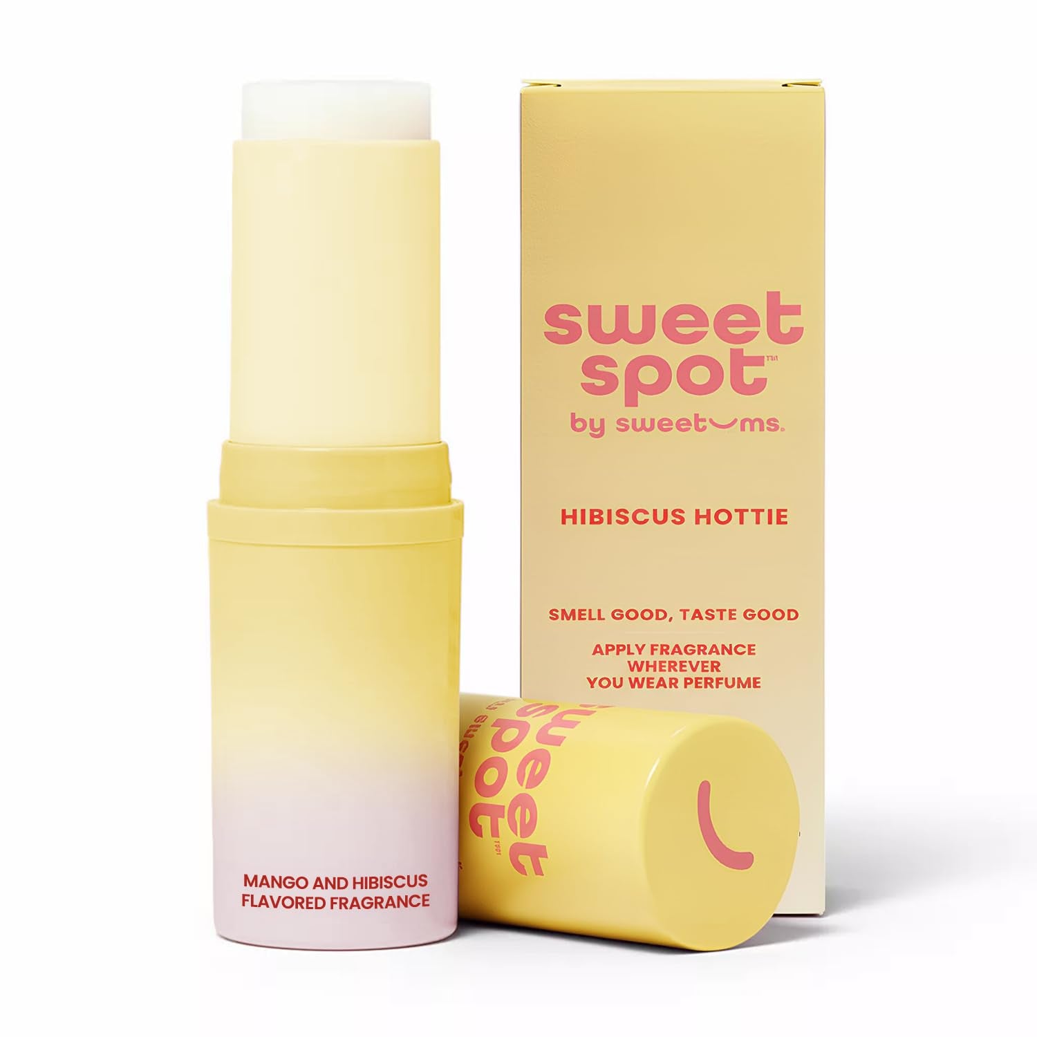 Sweetspot Flavored Solid Perfume Stick, Portable Travel Perfumes for Women, Long Lasting Fragrances, Non Sticky Formula, Natural Ingredients, Fragrance Stick (Strawberries & Cream)