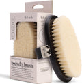 Dry Brushing Body Brush for Lymphatic Drainage- Soft Bristles - Dry Brush to Remove Dry Skin and Improves Blood Circulation, Body Exfoliator Scrubber for Glowing Skin, Sauna Accessories