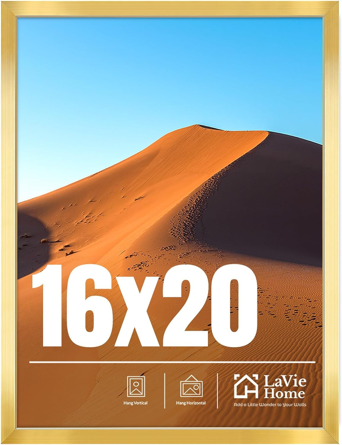 11x14 Black Picture Frame – Wall Display Classic Collection