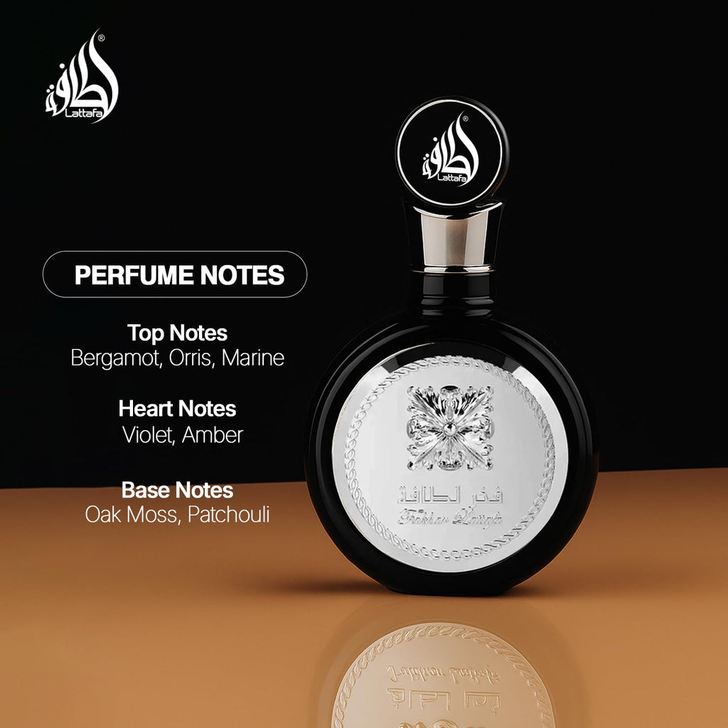 Fakhar - Fresh, Fruity, Bergamot, Amber Wood - Eau De Parfum Long-Lasting Fragrance for Men, 3.40 Ounce / 100 Ml