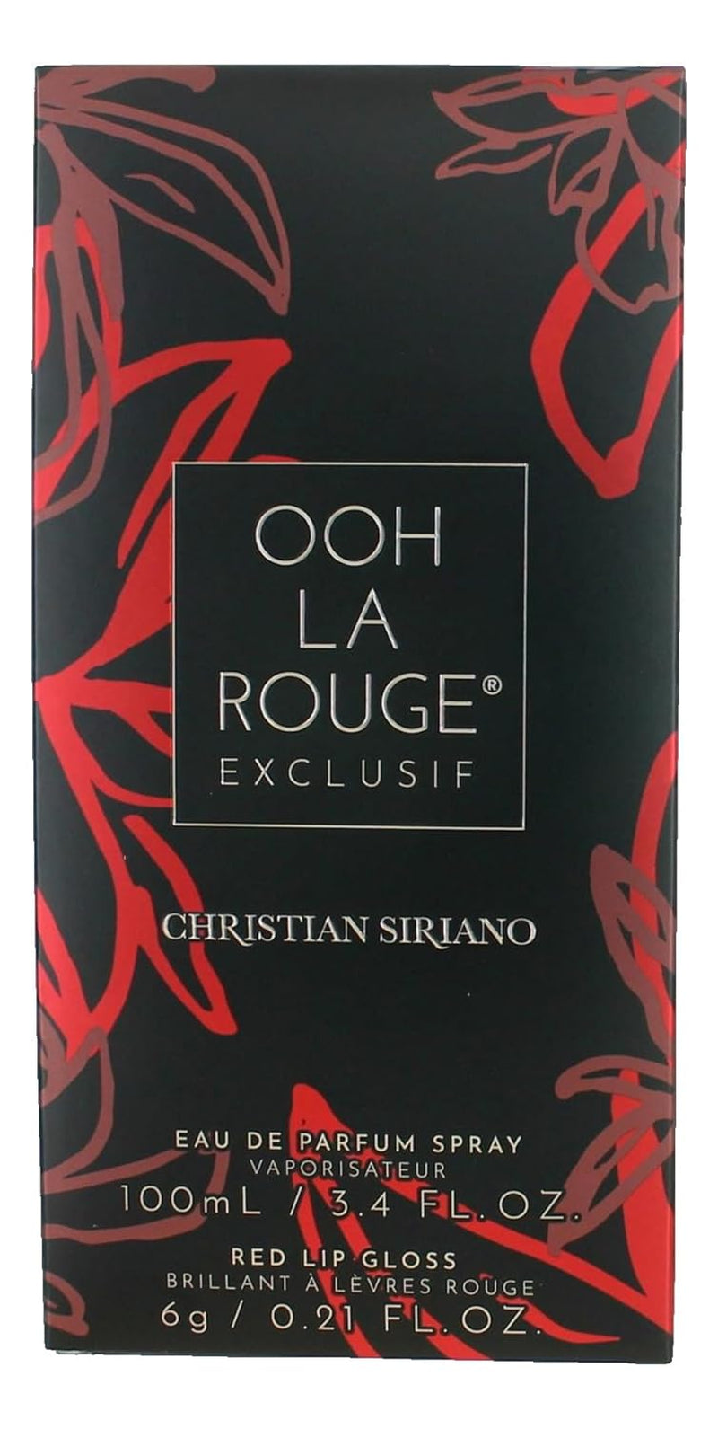 Ooh La Rouge Exclusif by  for Women - 2 Pc Gift Set 3.4 Oz EDP Spray, 0.21Oz Red Lip Gloss
