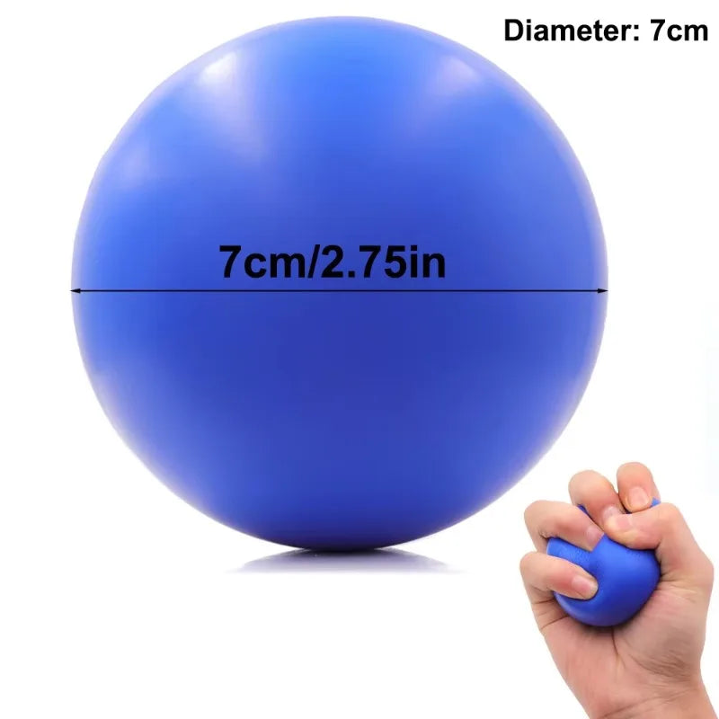 5/7 Cm Pressure Reduction Rehabilitation Grip Training Ball - Elderly Hand Grip Pressure Ball Made of PU Foam Grip Exerciser