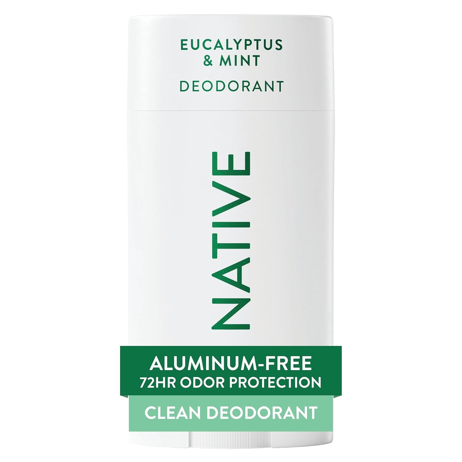 Deodorant Contains Naturally Derived Ingredients, 72 Hour Odor Control, Deodorant for Women and Men, Aluminum Free, Unscented 2.65Oz