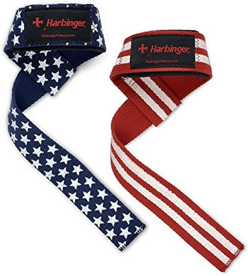 Padded Cotton Lifting Straps with Neotek Cushioned Wrist, 21.5 Inch Length, 1.5 Inch Width, Pair, Weightlifting Wrist Straps for Deadlifts and Strength Training