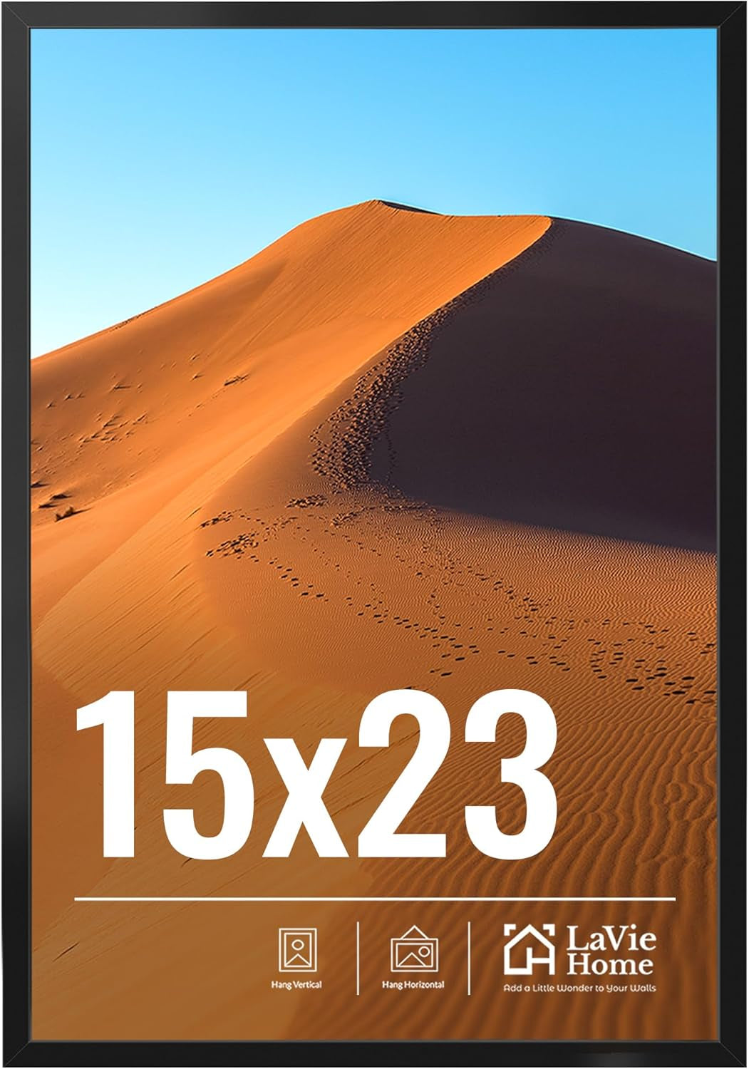 11x14 Black Picture Frame – Wall Display Classic Collection