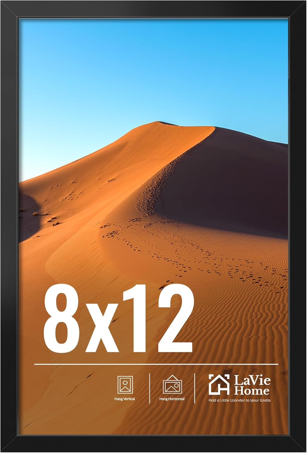 11x14 Black Picture Frame – Wall Display Classic Collection